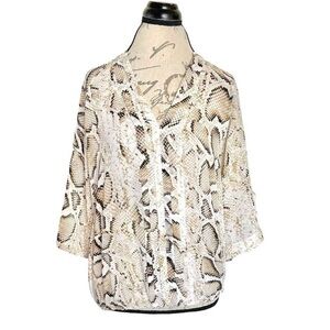 Women's Snake Print Blouse